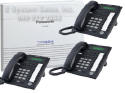 KX-TA864 Advanced Hybrid phone system with 3 telephone includes: