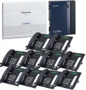 KX-TA824 Advanced Hybrid phone system with 10 phone & voice mail includes: