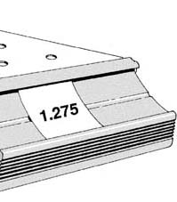 Gondola Price Tag Molding